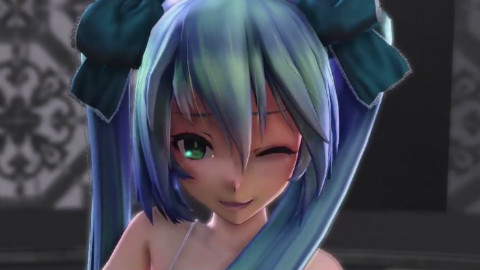 【MMD】可爱束胸长裙MIKU「ダメよ♡ 」